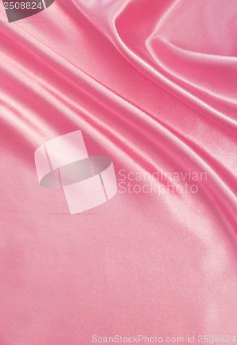 Image of Smooth elegant pink silk  as background