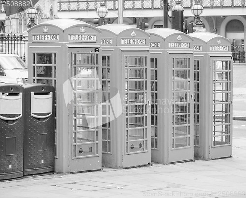 Image of London telephone box