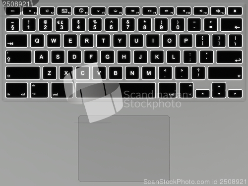 Image of Illuminated keyboard