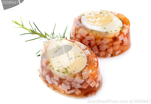 Image of aspic of egg