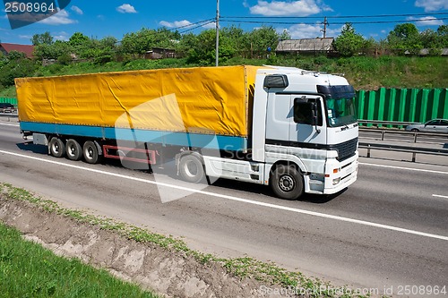 Image of Truck on highway