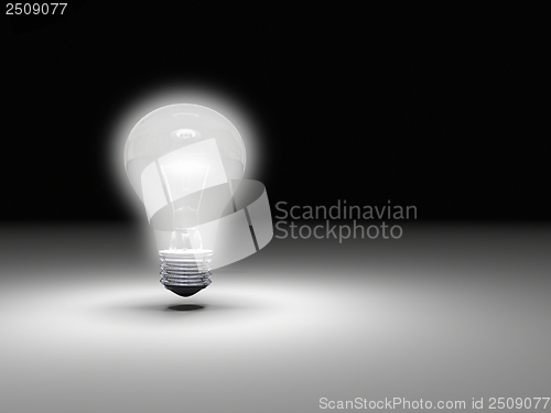 Image of Lightbulb in dark