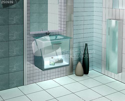 Image of Modern bathroom