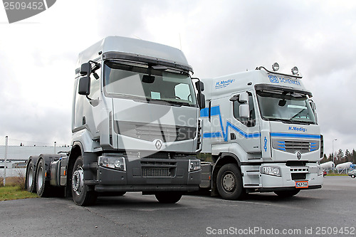 Image of Two Renault 460 Trucks