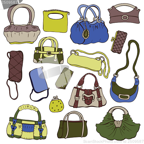 Image of Collection women's handbags.