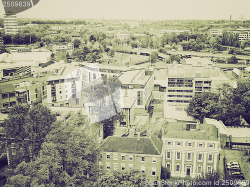 Image of Vintage sepia City of Coventry