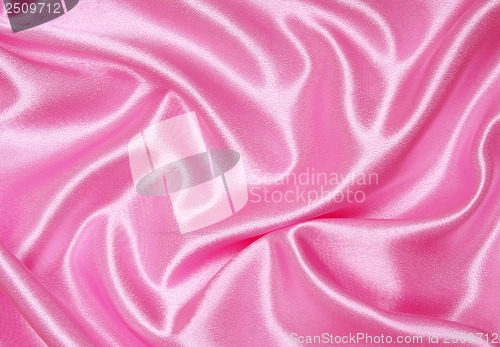 Image of Smooth elegant pink silk as background 