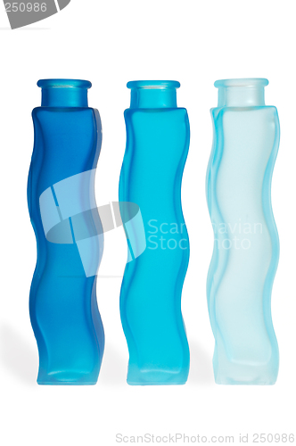 Image of Blue bottles