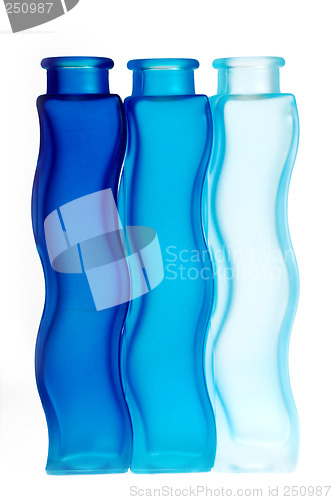 Image of Blue bottles