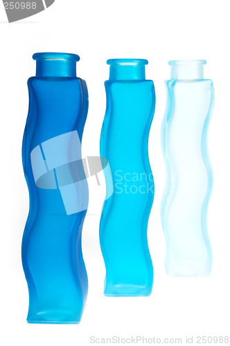 Image of Blue bottles