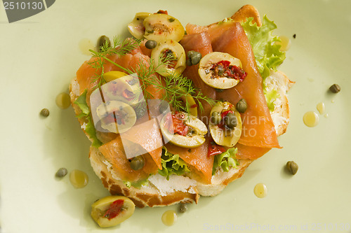 Image of Salmon Open Sandwich
