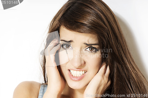 Image of Stressed beauty
