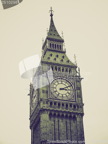 Image of Vintage sepia Big Ben