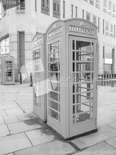 Image of London telephone box