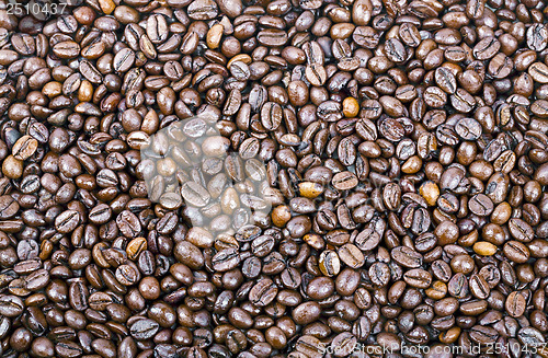 Image of brown coffee,  texture