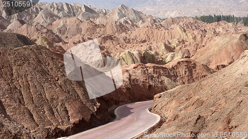 Image of Landscape of Danxia landform