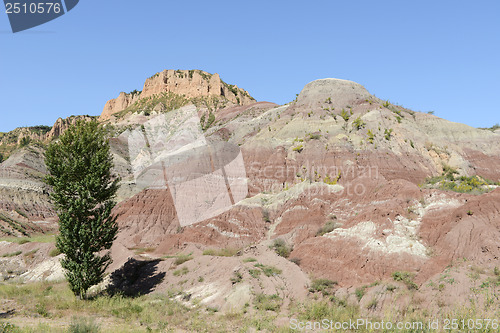 Image of Landscape of Yardang landform