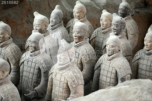 Image of Terracotta Warriors in Xian, China 