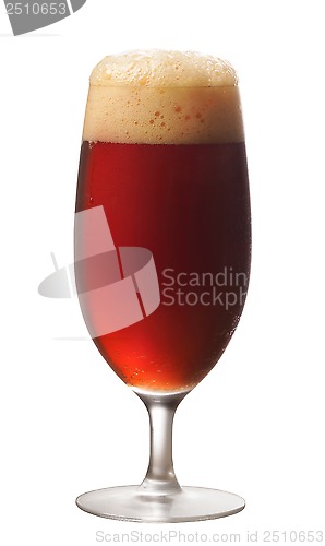 Image of glass of dark beer