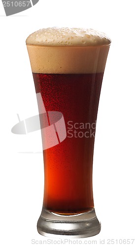 Image of Glass of dark beer