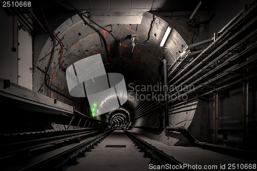 Image of Underground tunnel for the subway