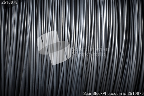 Image of Large coil of Aluminum wire