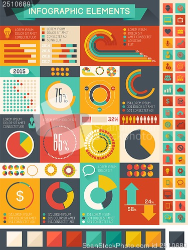 Image of Flat Infographic Elements