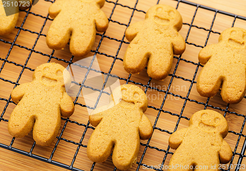 Image of Gingerbread cookies close up