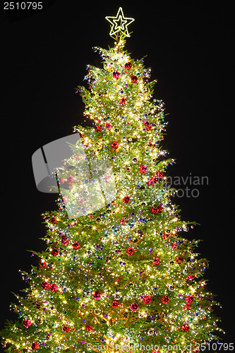 Image of Christmas tree with decoration