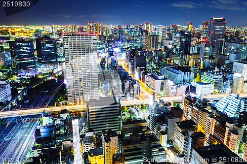 Image of Tokyo cityscape at night