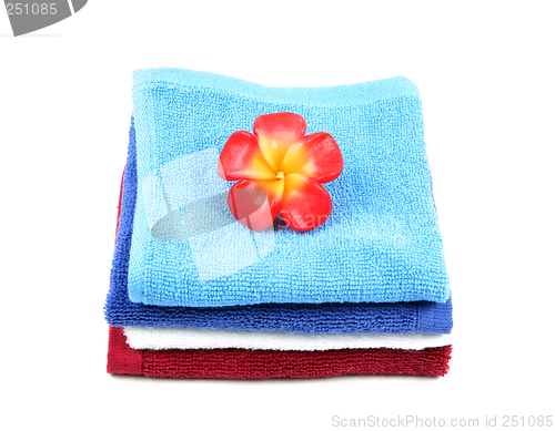 Image of Colorful fluffy towels