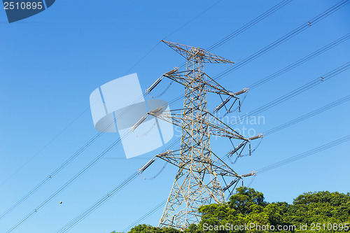 Image of Power distribution tower