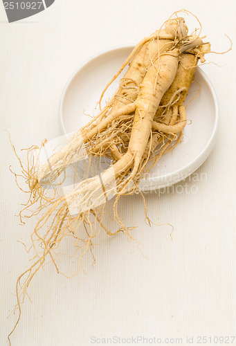 Image of Ginseng on the plate