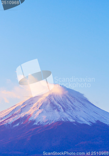 Image of Mt. Fuji at morning