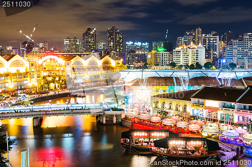 Image of Singapore night