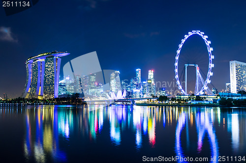 Image of Singapore night