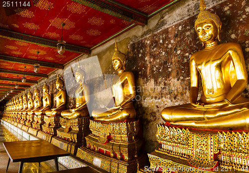 Image of Golden buddha in temple