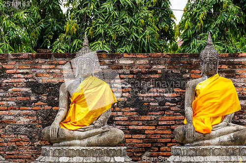 Image of Ancient Buddha statue 