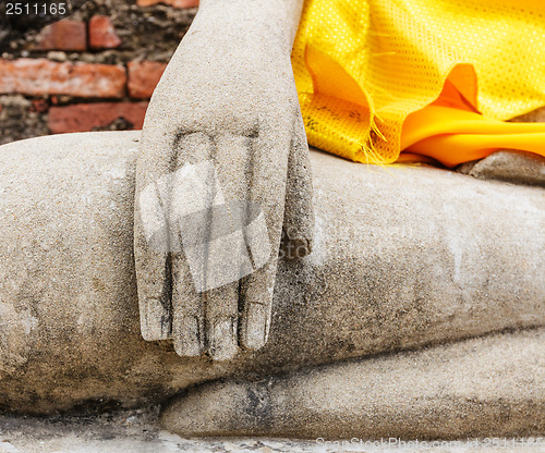 Image of Part of the buddha statue