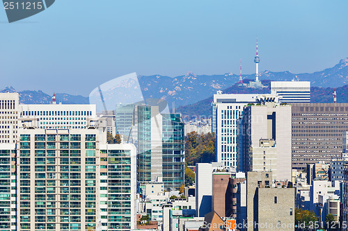 Image of Seoul cityscape in South of Korea