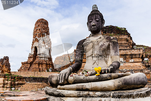 Image of Giant ancient Buddha statue