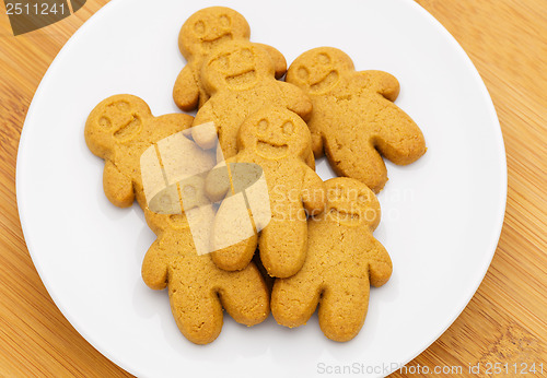 Image of Gingerbread cookies on plate