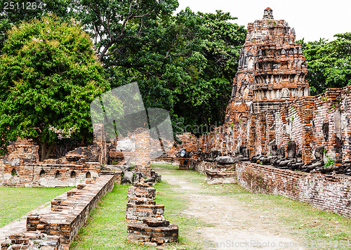 Image of Historic architecture in Ayutthaya, Thailand