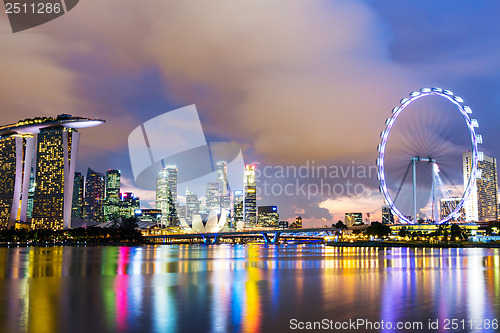 Image of Singapore night