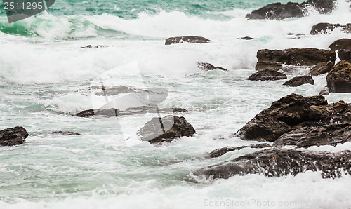 Image of Sea wave at coast