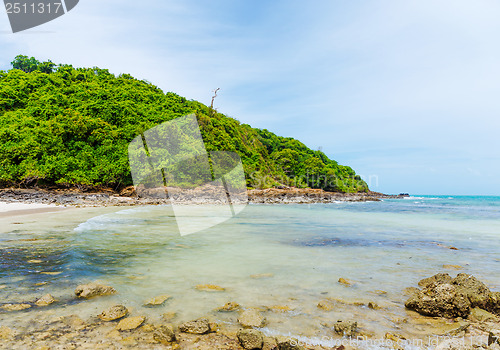 Image of Beautiful beach on island