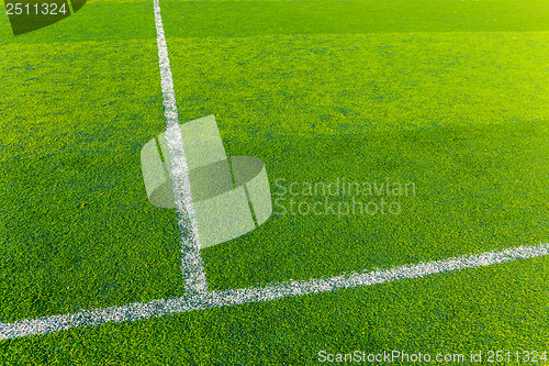 Image of Green turf for sport arena