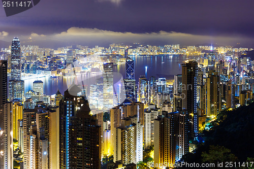 Image of Hong Kong skyline from the peak