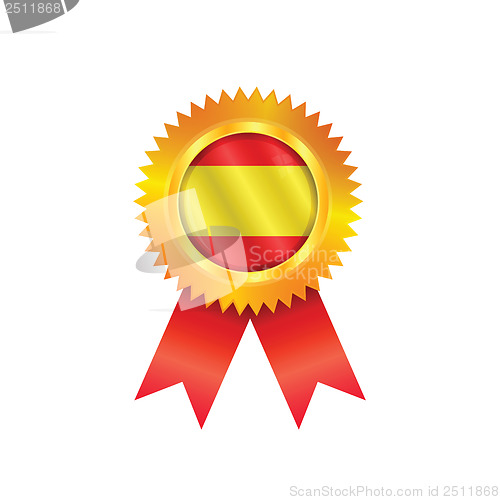 Image of Spain medal flag