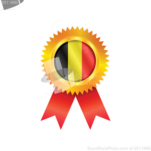 Image of Belgium medal flag